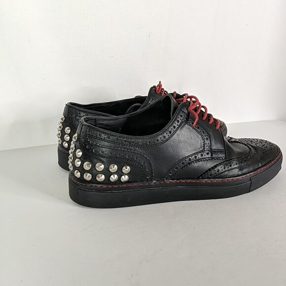 Creative Recreation X Barney's ZERILLI Black Wingtip Sneaker Will.I.Am Size 10 - Picture 4 of 10